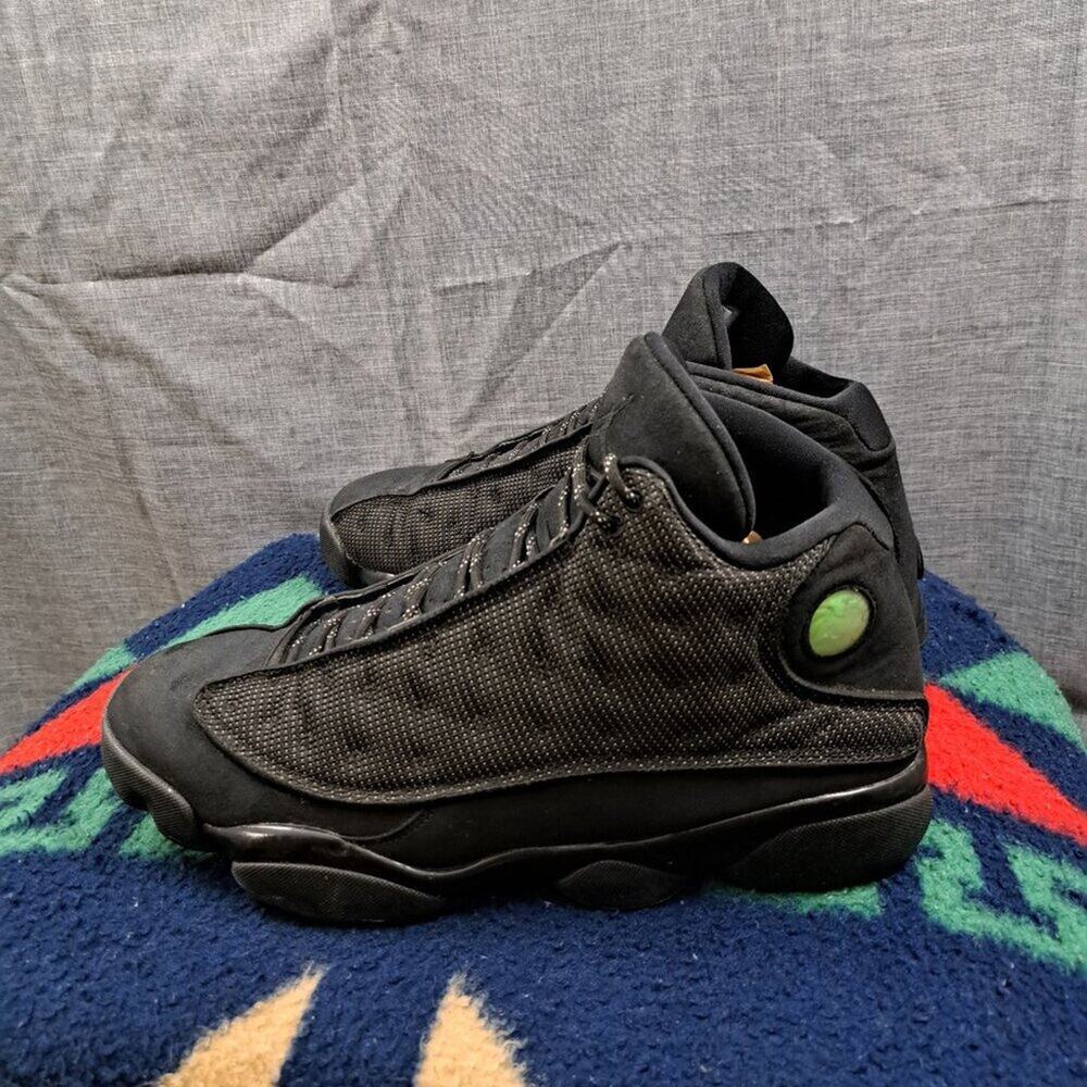 %Size 13 NIKE Air Jordan 13 Retro Black Cat 414571-011 Mens AJ13